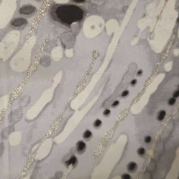 Additions by Chicos Silver, Gray and Black Tunic Size 2 - Picture 8 of 11